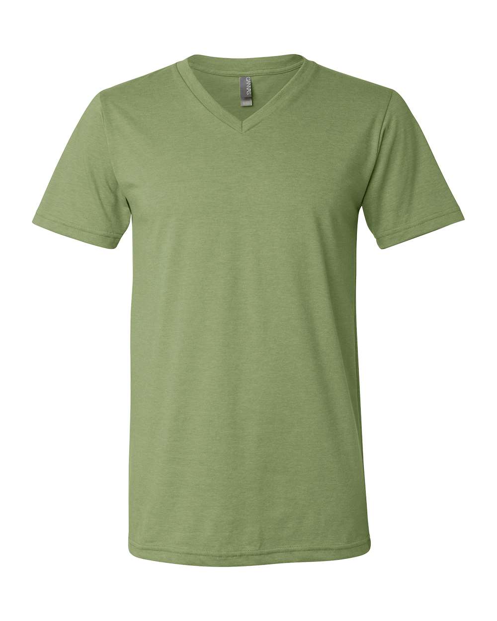 BELLA + CANVAS-3005CVC-Heather CVC V-Neck Tee - Image 35
