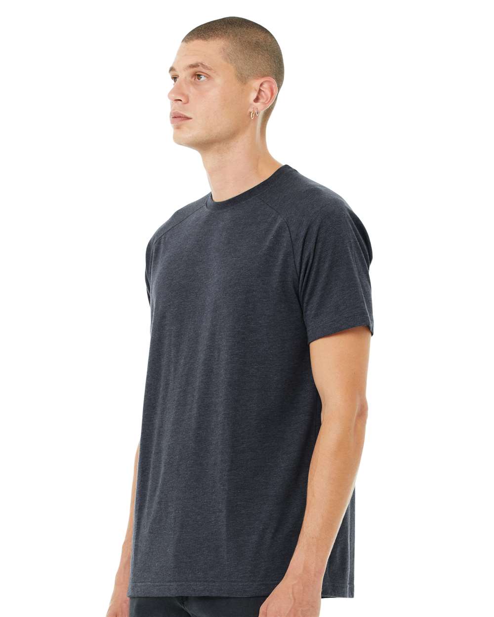 BELLA + CANVAS-3201-Heather CVC Raglan Tee - Image 33