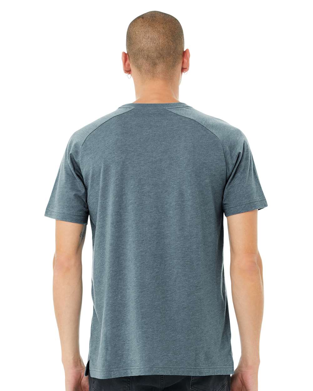 BELLA + CANVAS-3201-Heather CVC Raglan Tee - Image 40