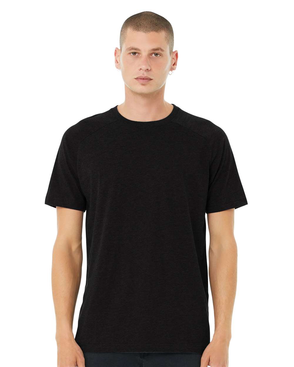 BELLA + CANVAS-3201-Heather CVC Raglan Tee - Image 8