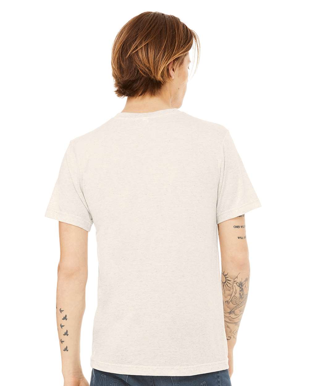 BELLA + CANVAS-3415-Triblend V-Neck Short Sleeve Tee - Image 50