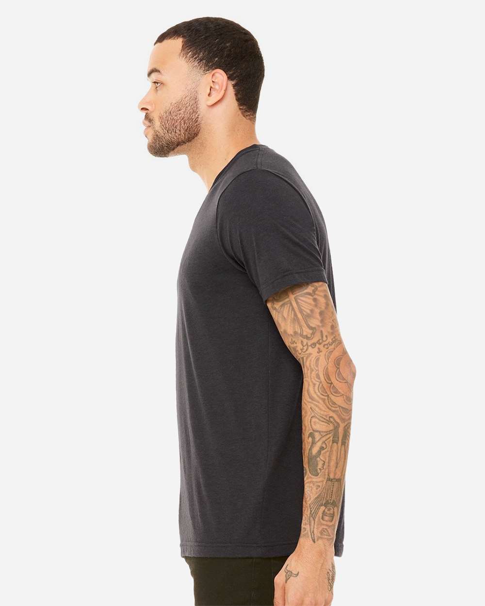 BELLA + CANVAS-3415-Triblend V-Neck Short Sleeve Tee - Image 61