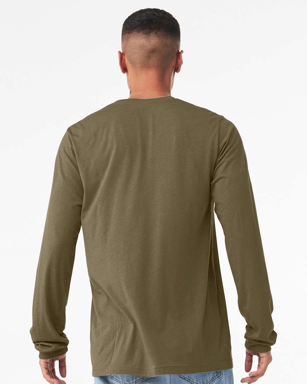 BELLA + CANVAS-3501CVC-Heather CVC Long Sleeve Tee - Image 109