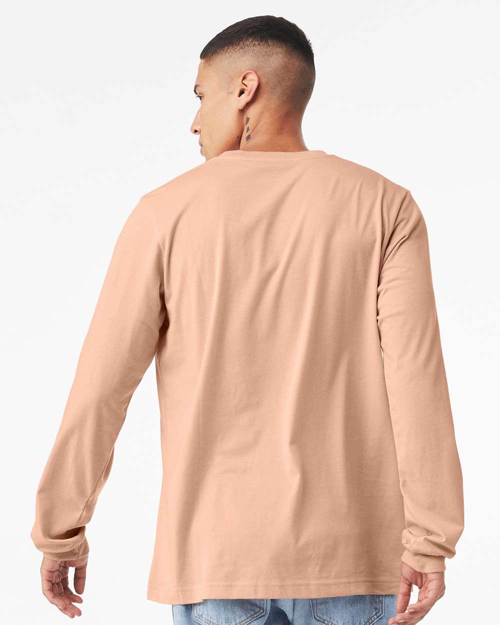 BELLA + CANVAS-3501CVC-Heather CVC Long Sleeve Tee - Image 115