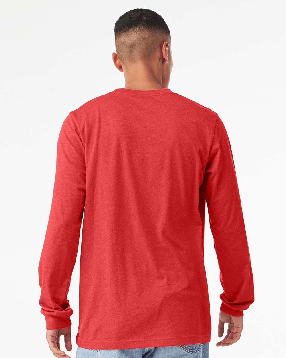 BELLA + CANVAS-3501CVC-Heather CVC Long Sleeve Tee - Image 124