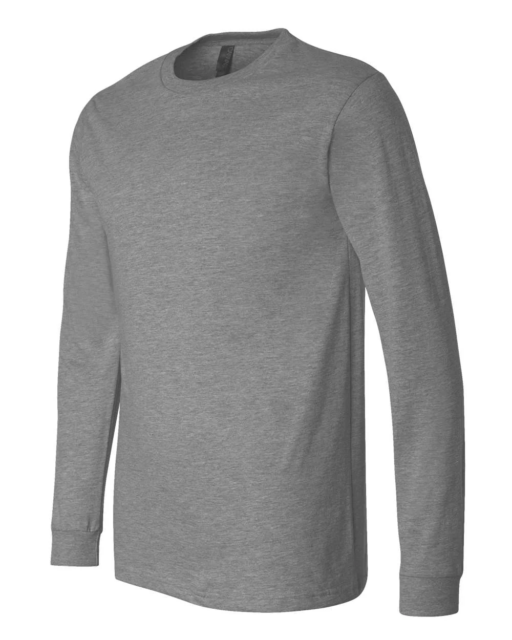 BELLA + CANVAS-3501CVC-Heather CVC Long Sleeve Tee - Image 13