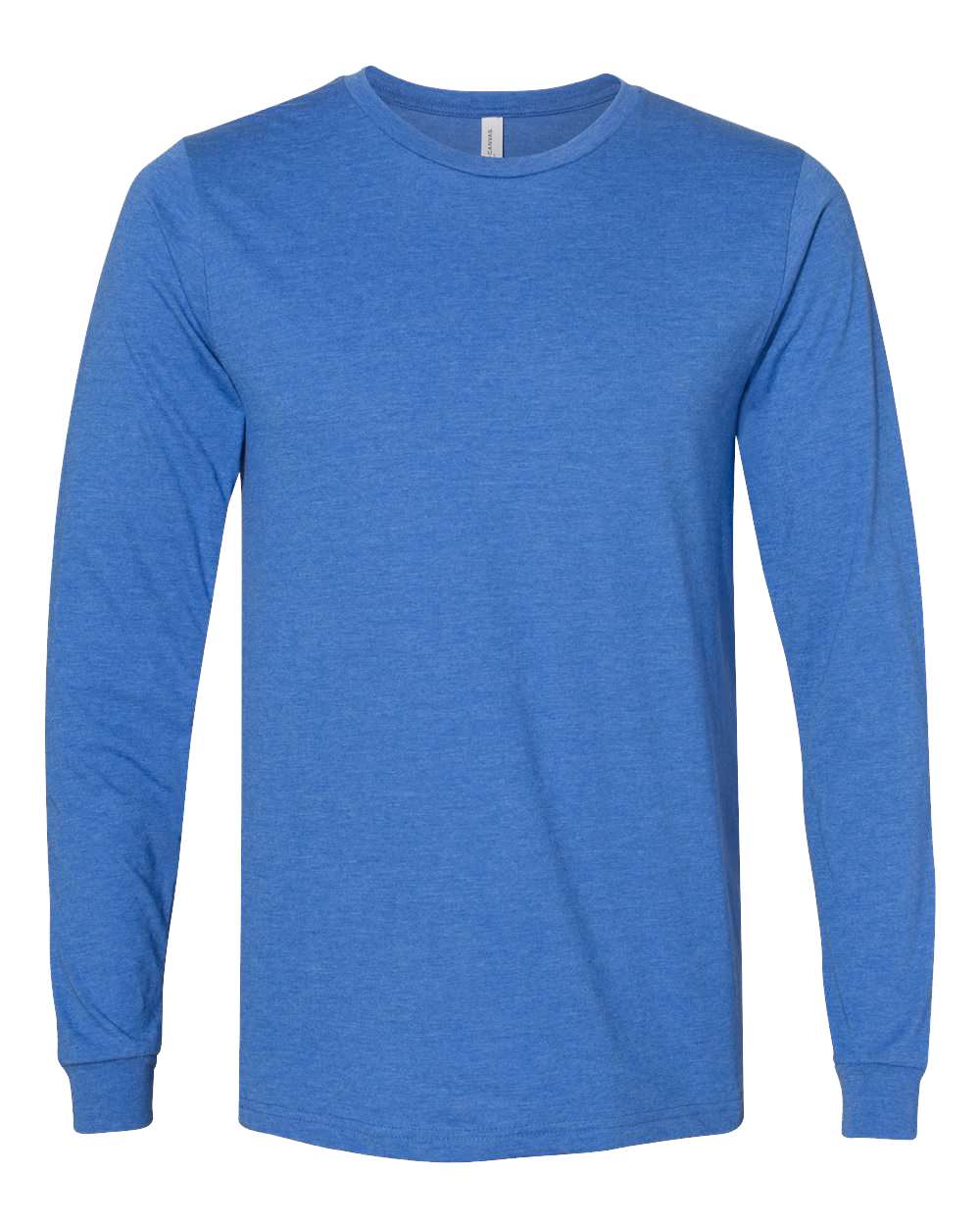 BELLA + CANVAS-3501CVC-Heather CVC Long Sleeve Tee - Image 134