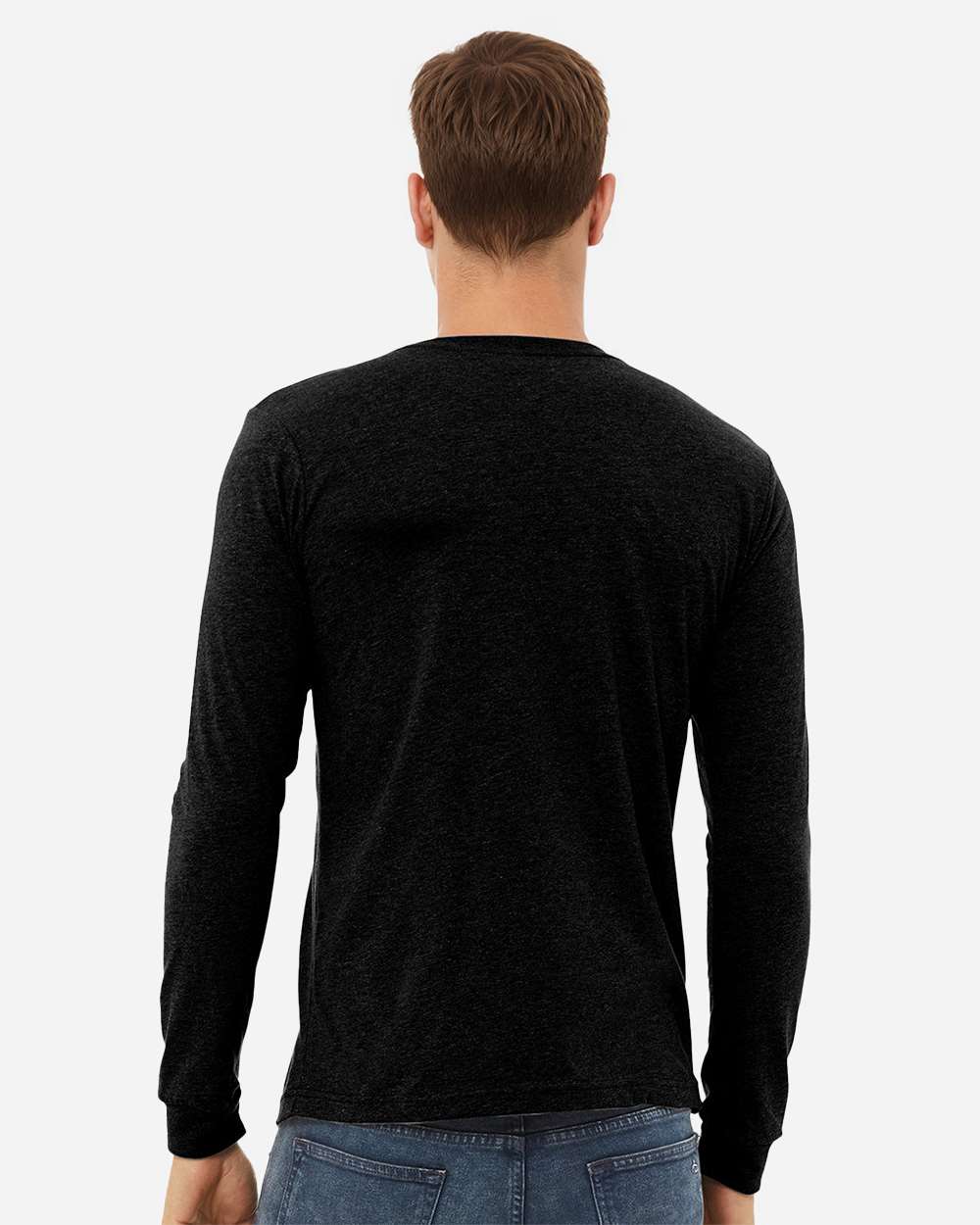 BELLA + CANVAS-3501CVC-Heather CVC Long Sleeve Tee - Image 151