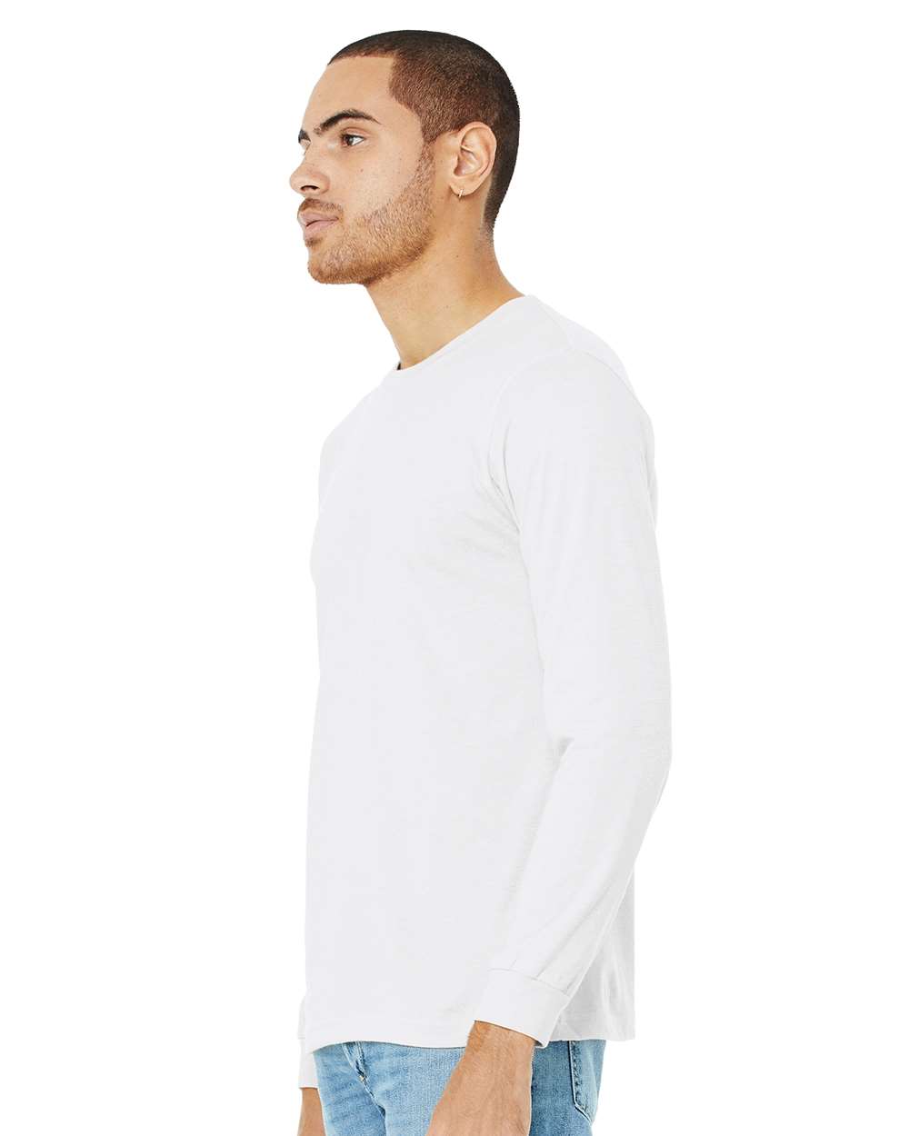 BELLA + CANVAS-3501CVC-Heather CVC Long Sleeve Tee - Image 156