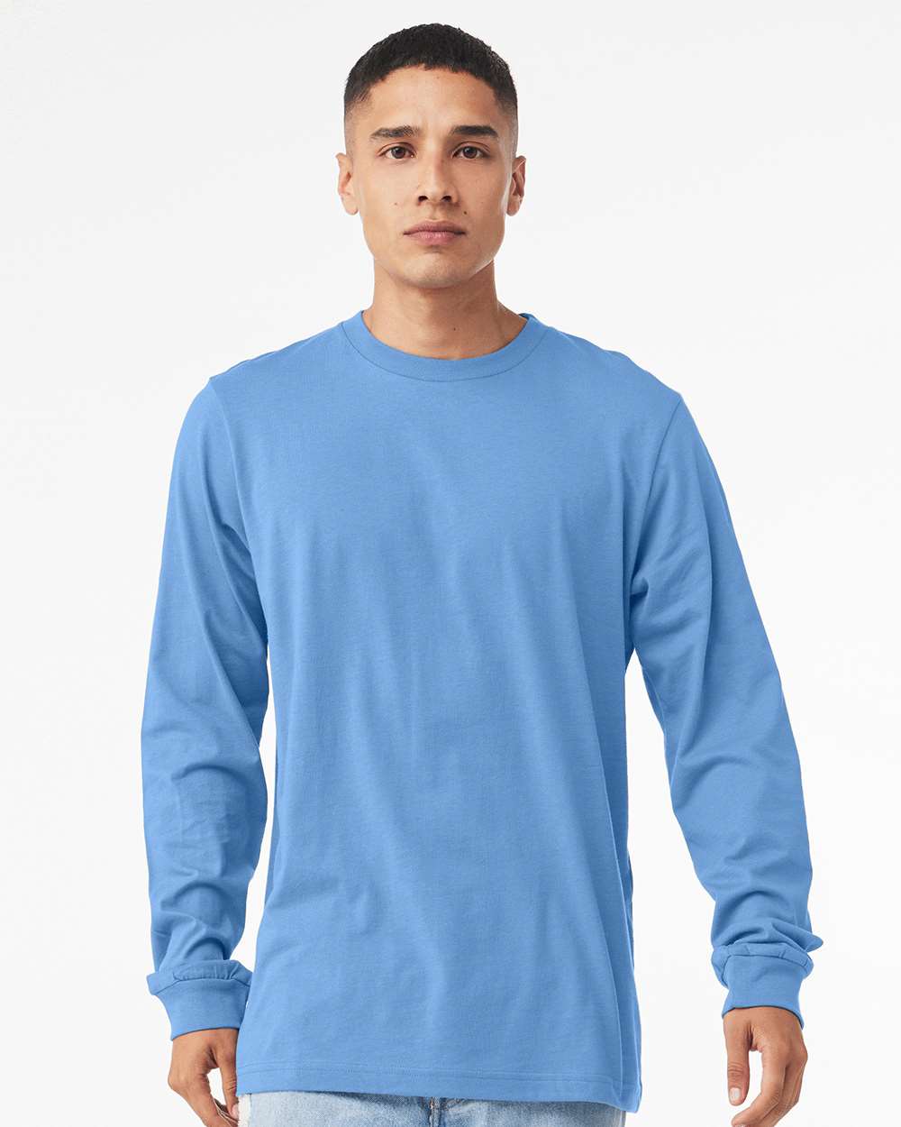 BELLA + CANVAS-3501CVC-Heather CVC Long Sleeve Tee - Image 23