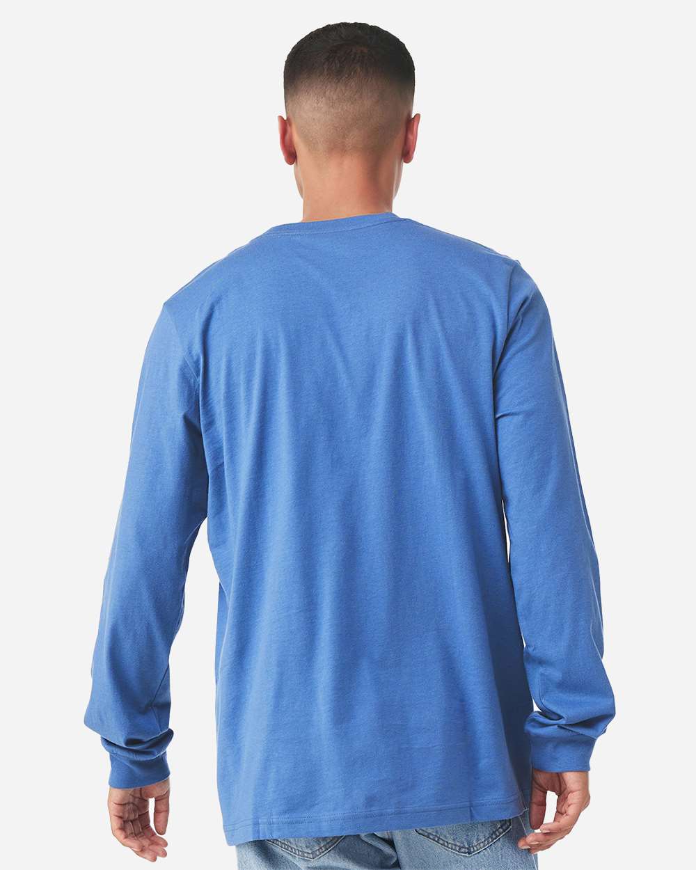 BELLA + CANVAS-3501CVC-Heather CVC Long Sleeve Tee - Image 37