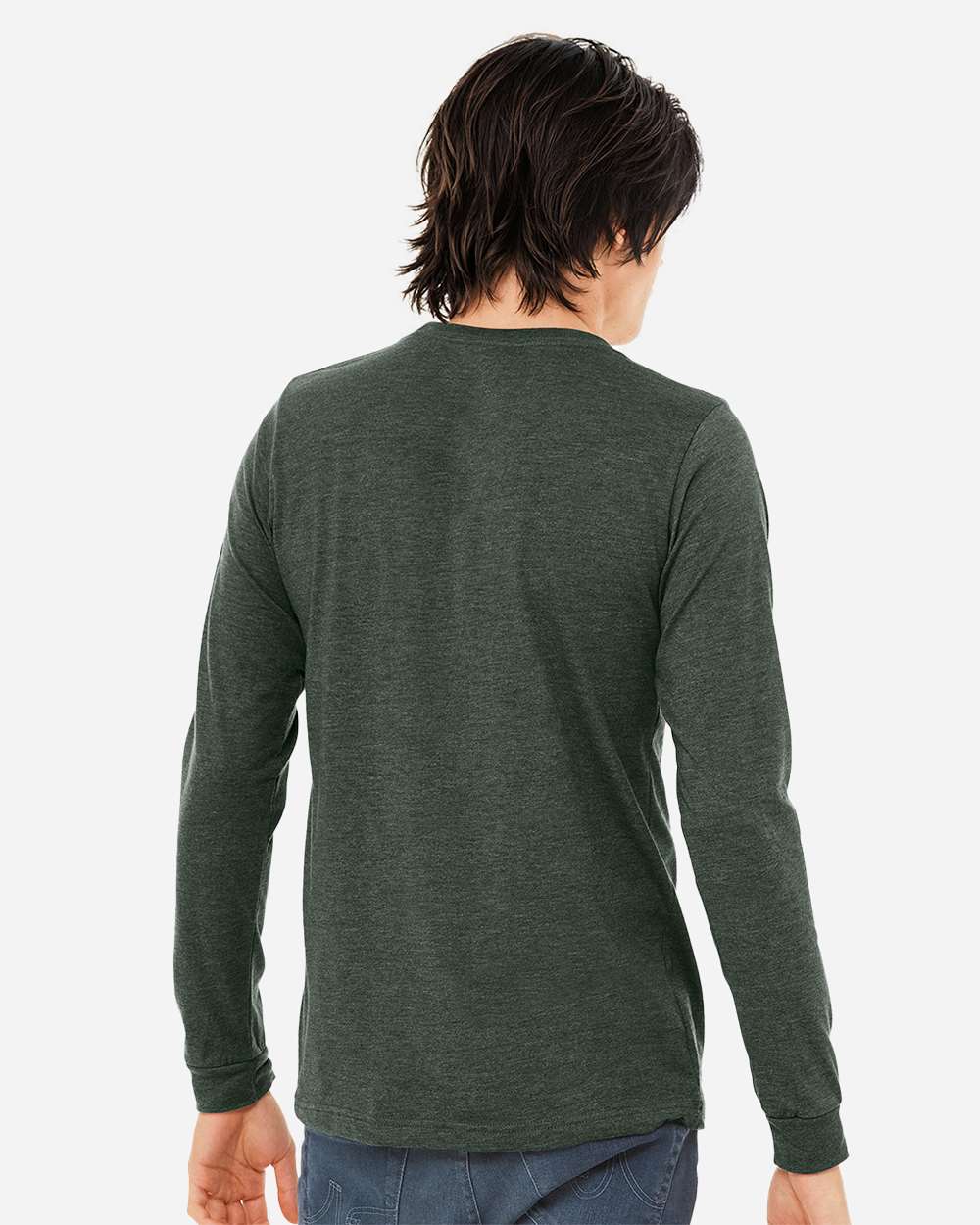 BELLA + CANVAS-3501CVC-Heather CVC Long Sleeve Tee - Image 61