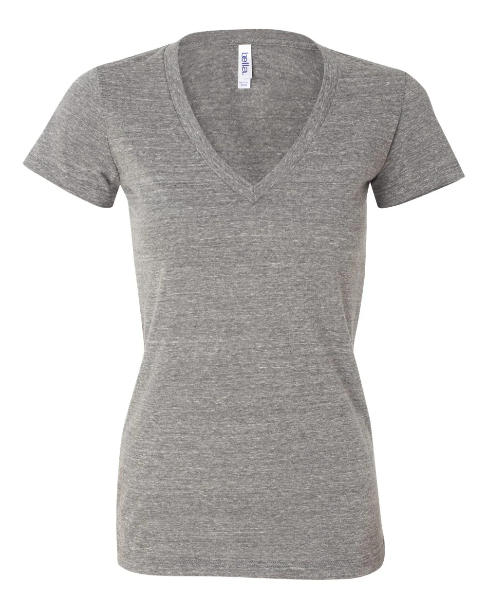 BELLA + CANVAS-8435-Women’s Triblend Deep V-Neck Tee - Image 16