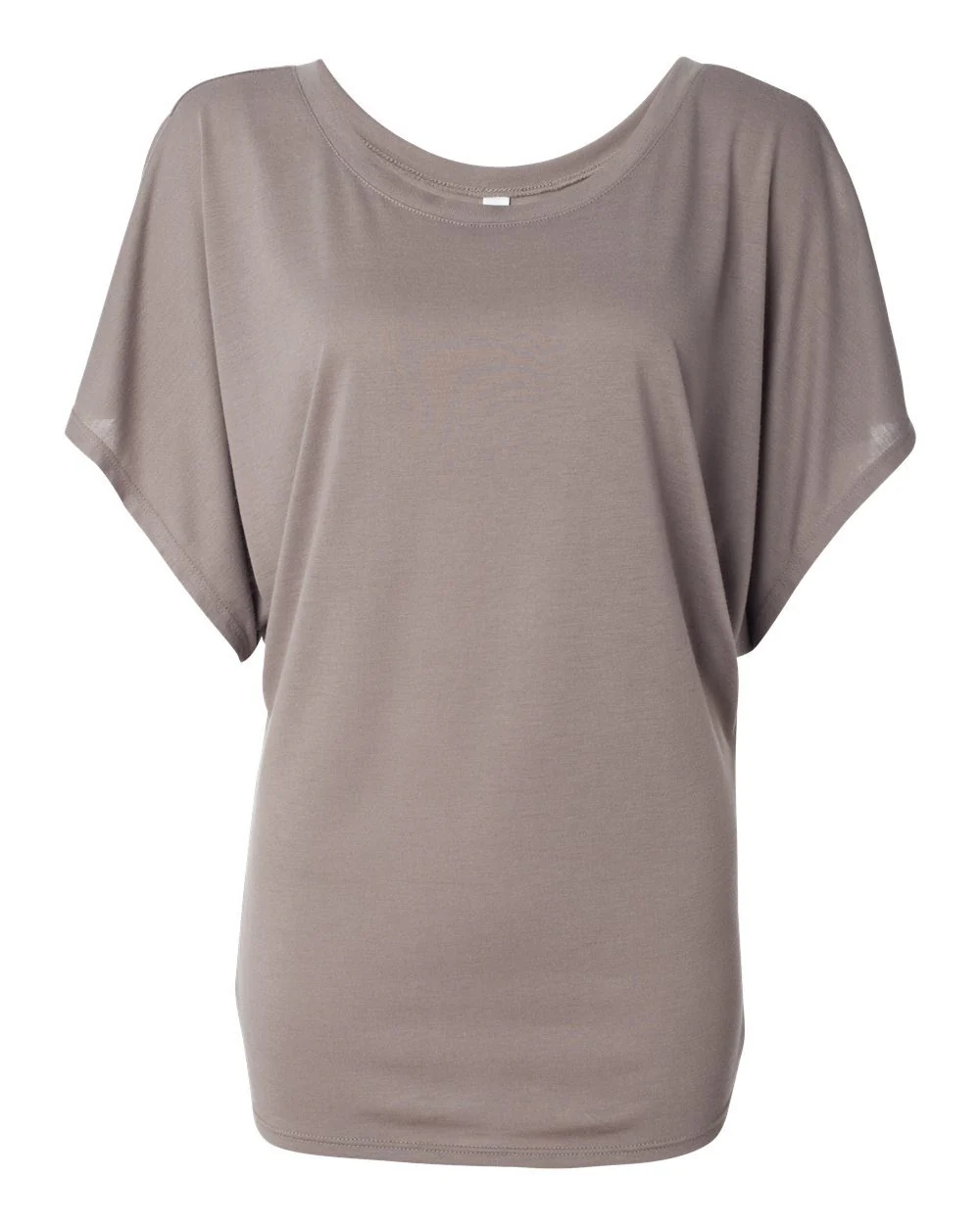 BELLA + CANVAS-8821-Women’s Flowy Draped Dolman Tee - Image 10