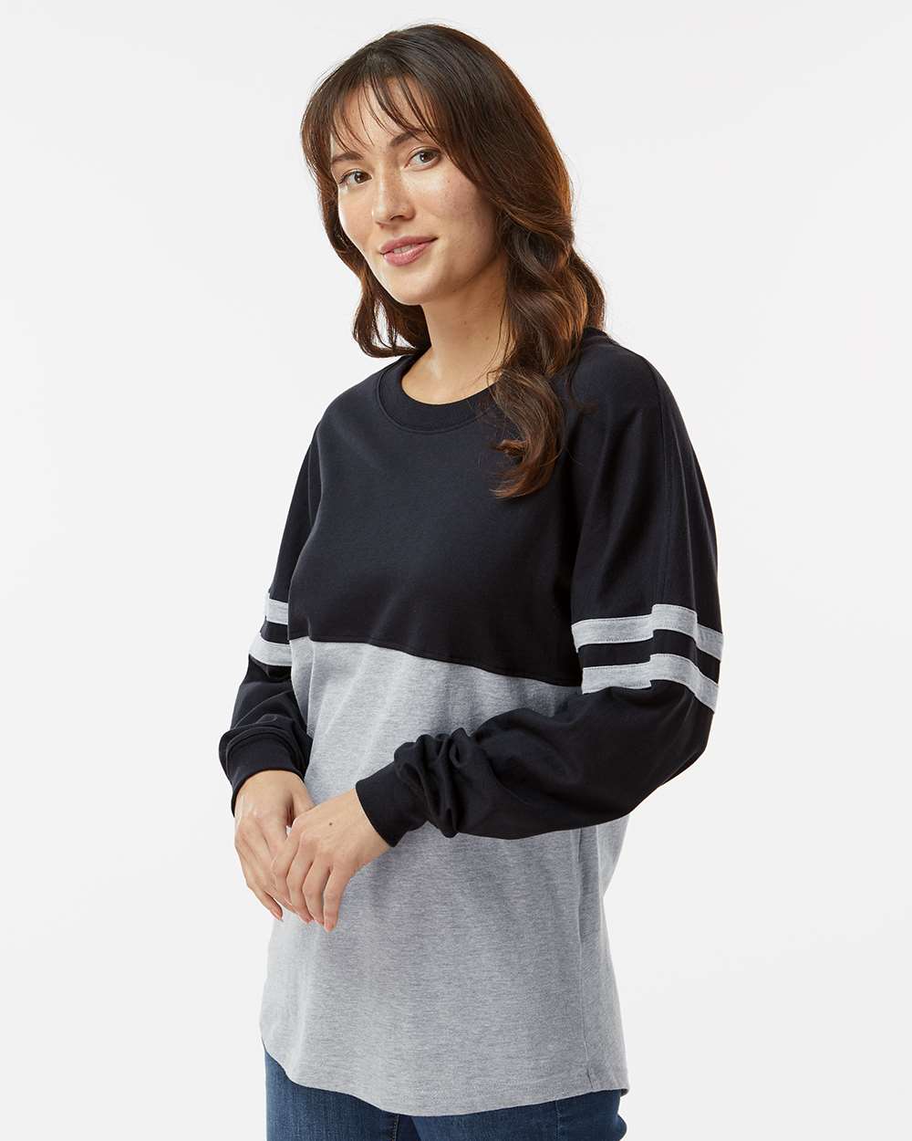 Boxercraft-BW3514-Women's Pom Pom Long Sleeve Jersey T-Shirt - Image 12