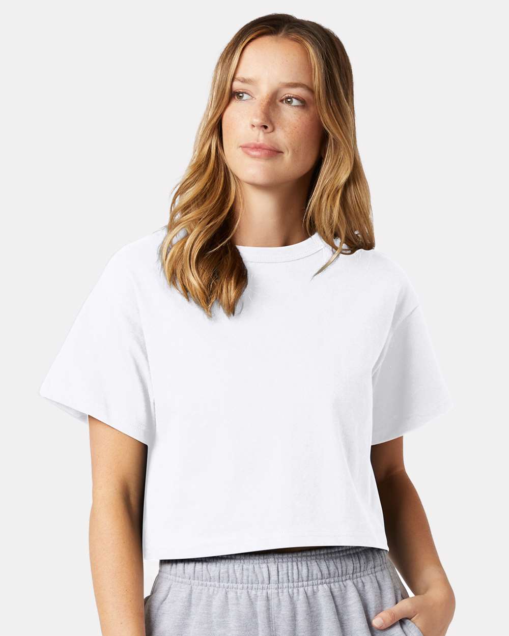 Champion-T453W-Women's Heritage Jersey Crop T-Shirt - Image 23