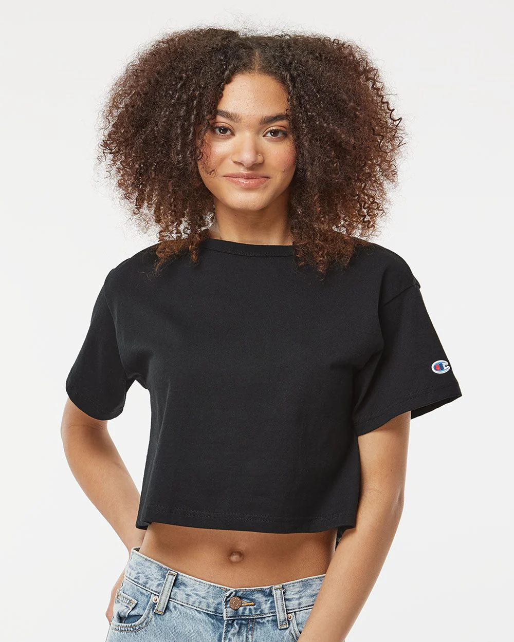 Champion-T453W-Women's Heritage Jersey Crop T-Shirt - Image 7