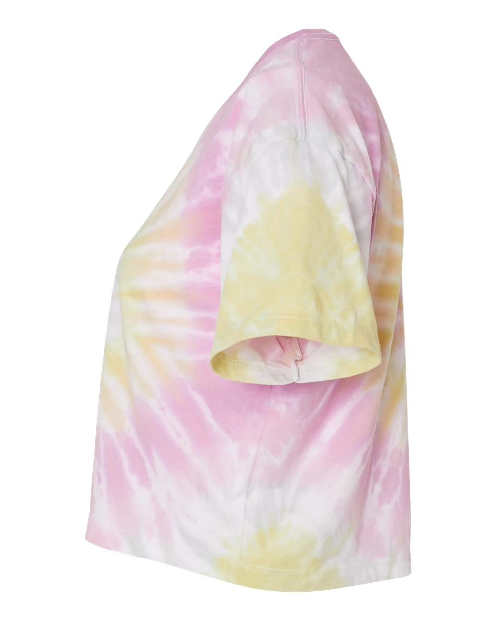 Colortone-1050-Women's Tie-Dyed Crop T-Shirt - Image 10