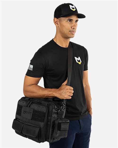 MERET-C15-Commander 15L Black Shoulder Bag - Image 3